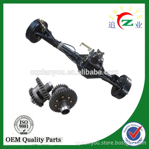 three wheeler motorcycle chassis parts heavy duty rear axle for cargo tricycle